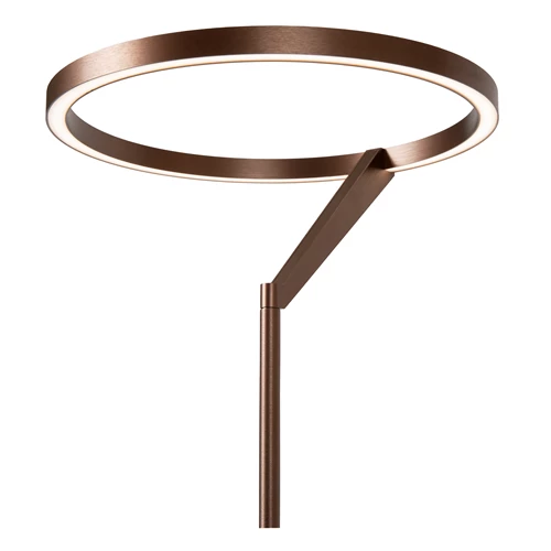 Lucide APPLAUSE - Floor lamp - Ø 33 cm - LED Dim. - CCT - 2700K/4000K - Coffee | Premium - detail 1